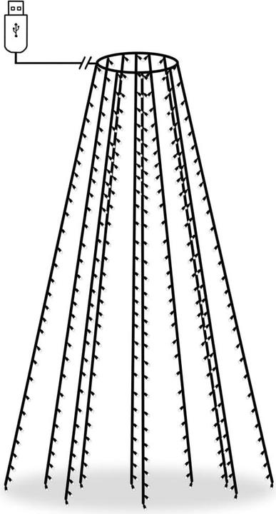 Actual product image vidaXL Baumlicht (2.50 m)