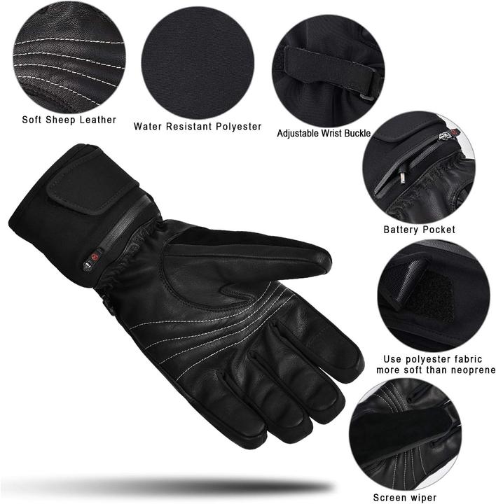 Produktbild Snow Deer Beheizbare Handschuhe (L)