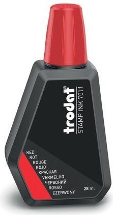Actual product image Trodat Stamping ink red 28ML 7011/SB