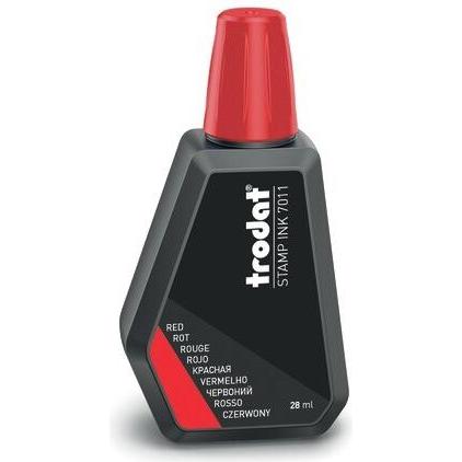 Trodat Rosso Timbro, Inchiostro Per Timbri 28Ml 7011/Sb