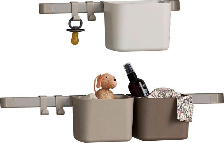 Produktbild Leander Organisationselemente 3 Stück 1 kurze und 1 lange Schiene