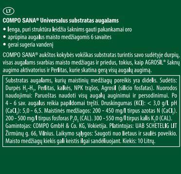 Actual product image Compo Sana® Potting Soil 10 litres (10 l)