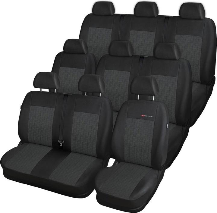 Sixtol Auto-Cover FORD TRANSIT VII, 9 Sitze, geteilte Rückenlehne, ab 2014, schwarz