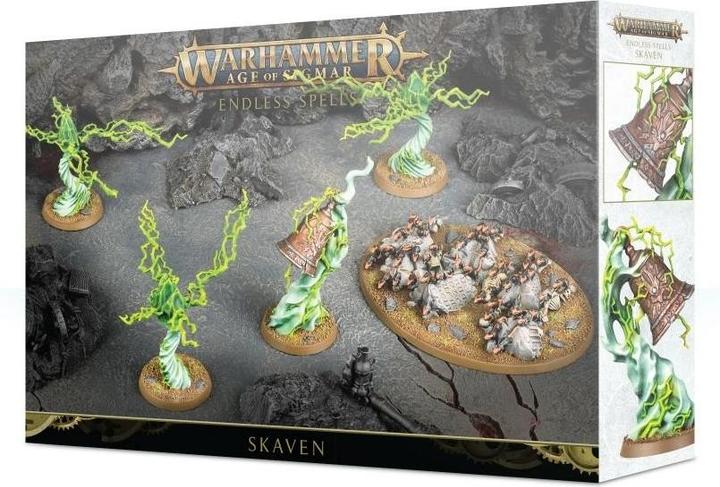 Games Workshop Incantesimi persistenti: Skaven (Materiale sintetico)