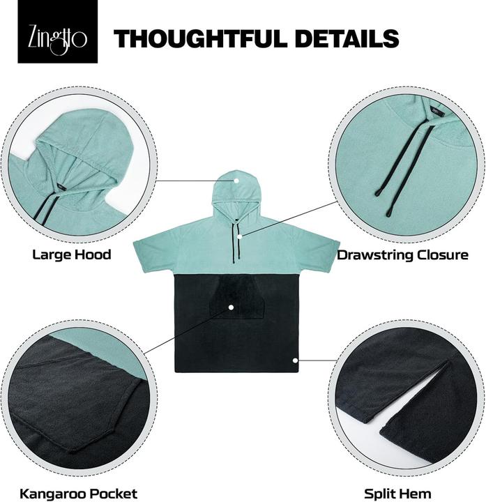 Produktbild Surf-Poncho mit Kapuze