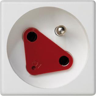 Produktbild Kontakt - Simon Lizdas K45 Connect single DATA su/u 16A IP20 su passkey reinweiss (KS22/9)