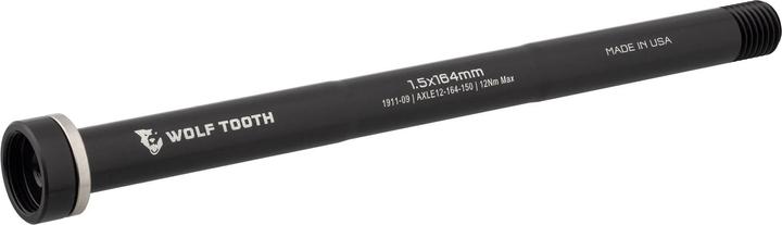 Productafbeelding Wolf Tooth steekas, achter 12x164mm, M12x1,5, 13mm, zwart