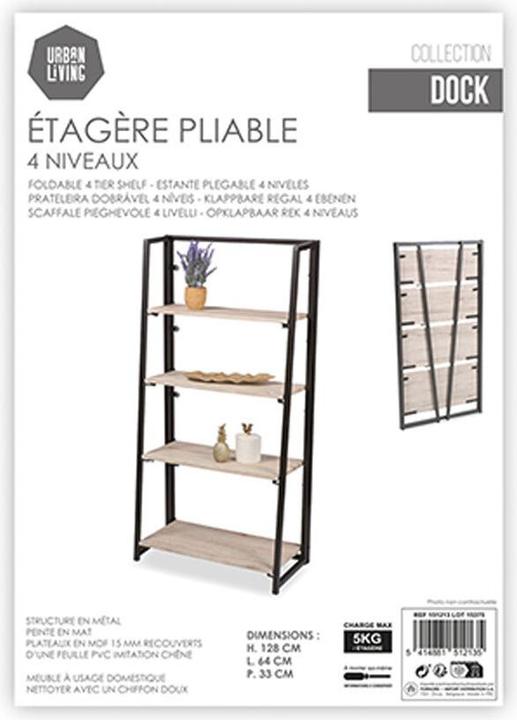 Actual product image Urban Living faltbares Büchergestell