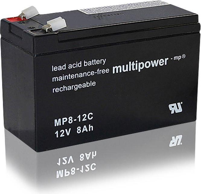 Immagine prodotto Multipower MP8-12C batteria AGM (12 V, 8 Ah)