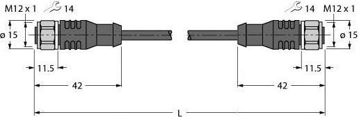 Produktbild Turck Aktuator- und Sensorleitung PP-EPDM Verbindungsleitung (20 m)