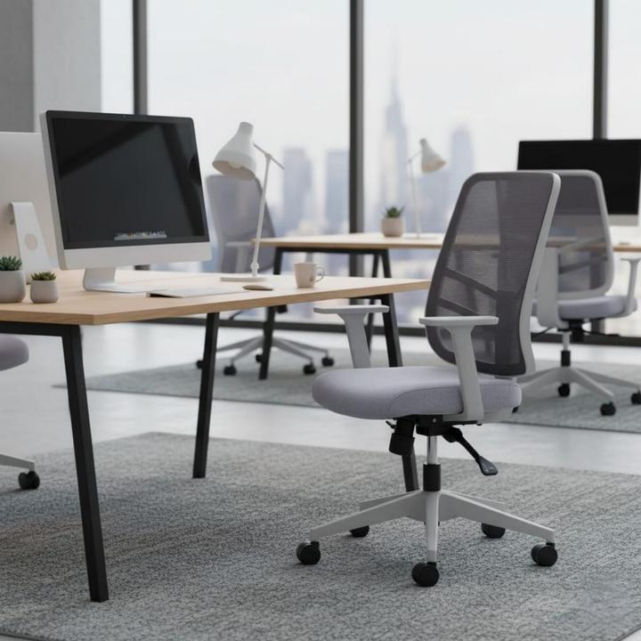 Image du produit Kalune Design Leto Grey Office Chair Set 2 Pieces