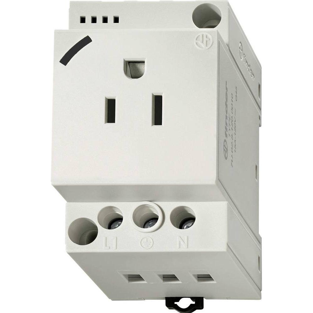 Finder Steckdose für Schaltschrank, Typ B, Accessori per armadio rack, Grigio