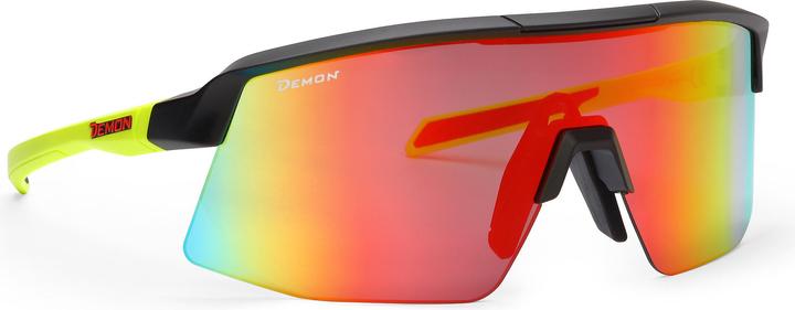 matt black yellow-red multi