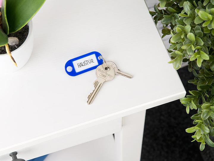 Actual product image Pearl Key plates with key rings