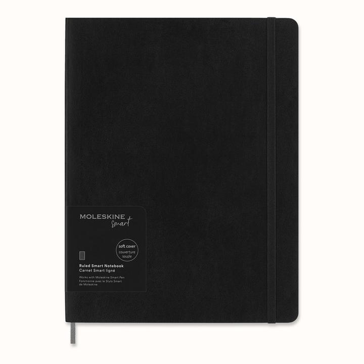 Produktbild Moleskine Smart NB liniert XL SC Swrz (XL, Liniert, Weicher Einband)