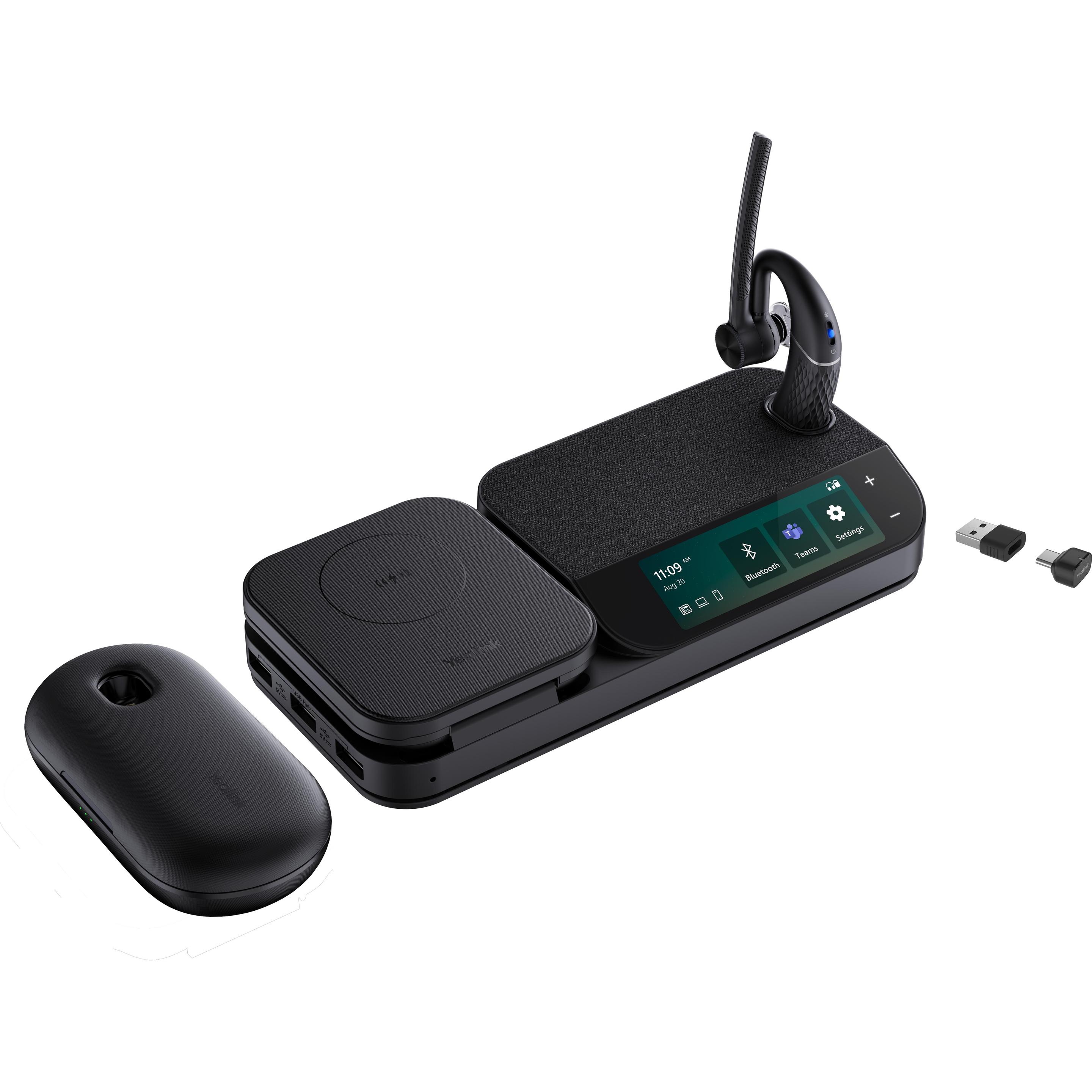 Yealink BH 71 (Kabellos, USB-C), Office Headset, Schwarz