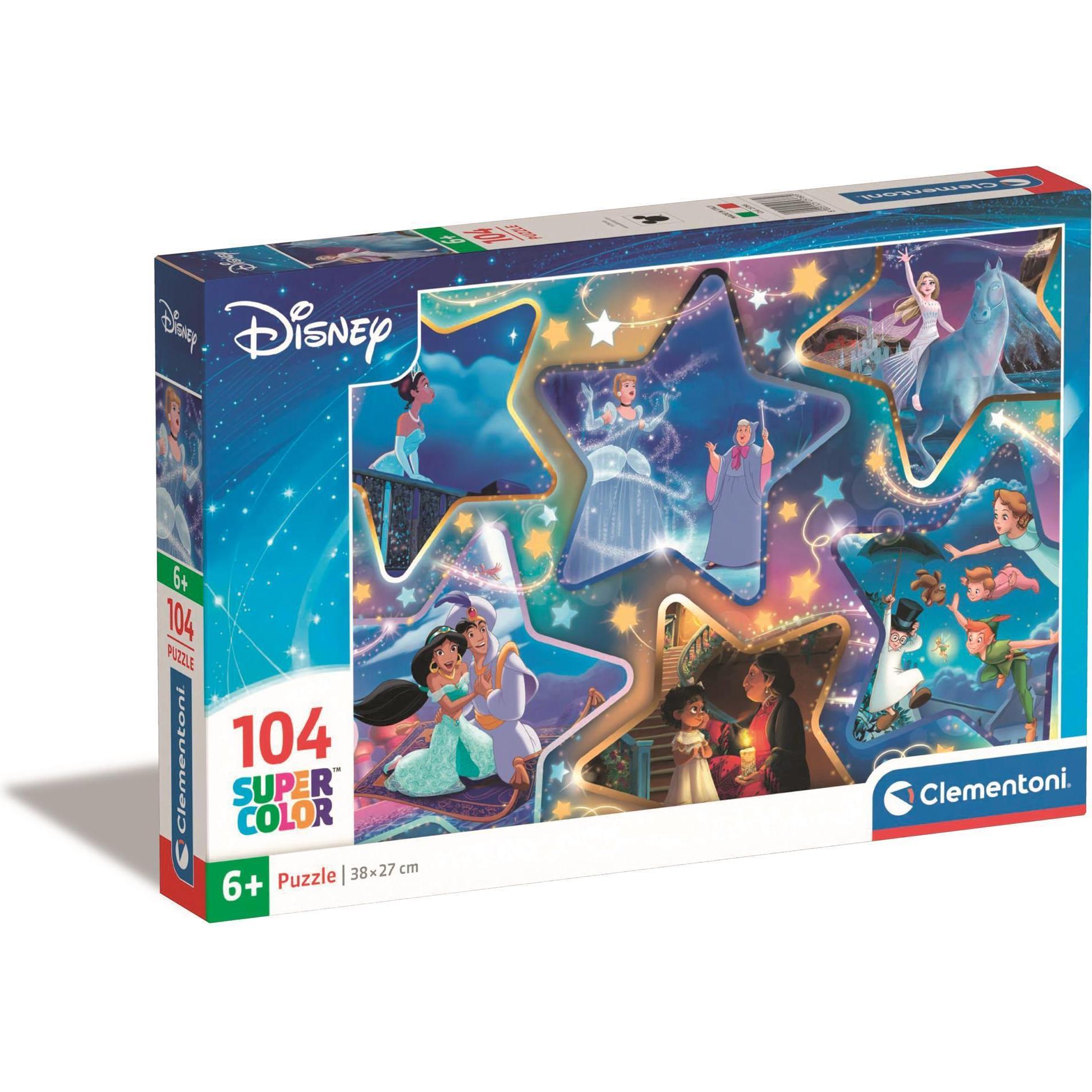Clementoni Multicolore Disney - Puzzle 104P (104 Pezzi)