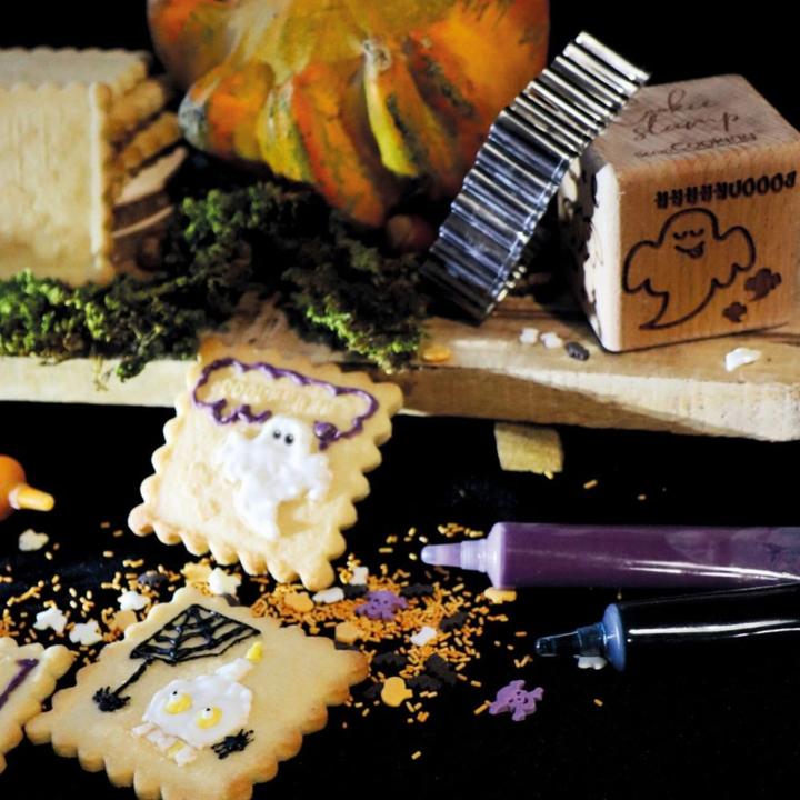 Actual product image ScrapCooking Ausstecher mit Würfelstempel Halloween