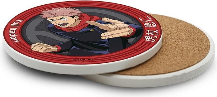 ABYstyle Jujutsu Jaisen Sottobicchiere Ceramica: Yuji Itadori 10cm (1x, Dessous de verre)