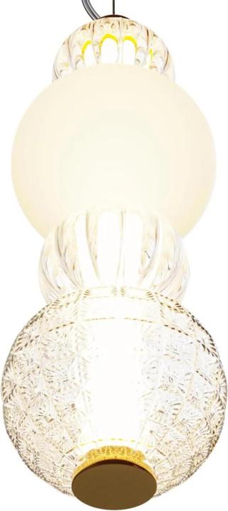 Produktbild Maytoni Collar LED Pendelleuchte, Hängeleuchte 17W Gold-Farbe Warmweiss (950 lm)