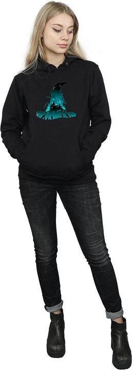 Immagine prodotto Hogwarts Silhouette Felpa con Cappuccio Donna (M)