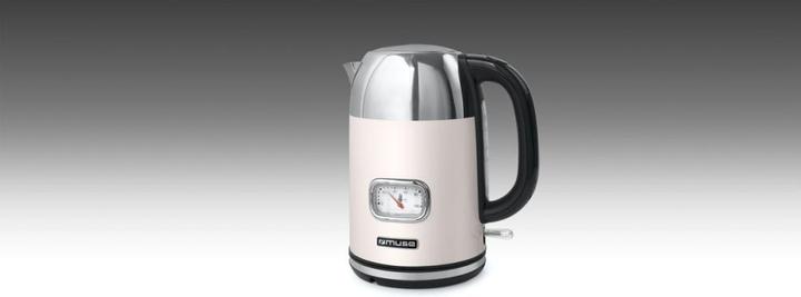 Image du produit Muse MS020 SC Bouilloire en acier inoxydable beige (1.70 l)