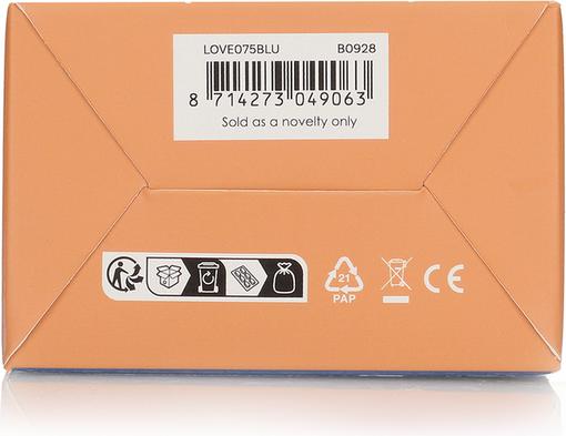 Actual product image Loveline Warming Rotating Beads and Thrusting Rabbit Vibrator - Blue Nova