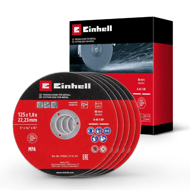 Actual product image Einhell Cutting discs