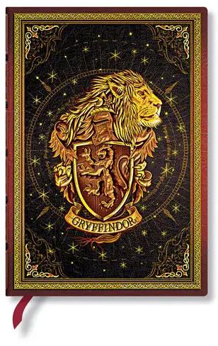 Image du produit Paperblanks Carnet de notes Harry Potter Midi (A5, À rayures, Couverture rigide)