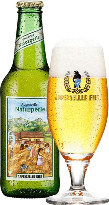 Actual product image Appenzeller Bier Natural pearl organic light 6 x 0.33 l (6 x 33 cl)