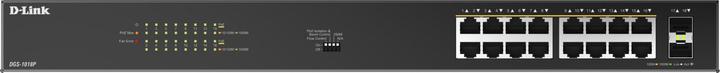 Productafbeelding D-Link 18-PORT UNMANAGED POE+-SWITCH (18 ports)