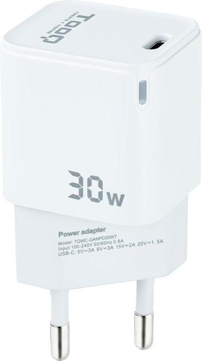 Immagine prodotto Tooq Technology TooQ TQWC-GANPD30WT, Indendørs, Vekselstrøm, Hvid (30 W)