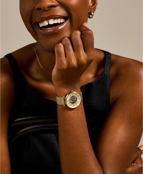 Actual product image Fossil Carlie Mechanical (Analogue wristwatch, 35 mm)
