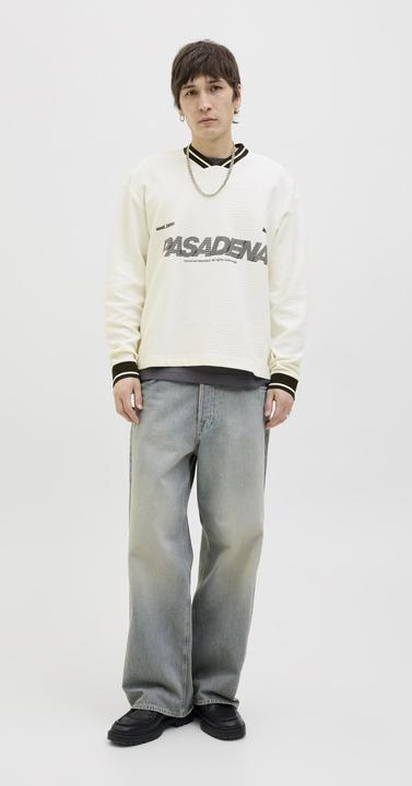 Produktbild Jack & Jones Jcohorizon Sports Print Sweat Ls V-Neck (L)