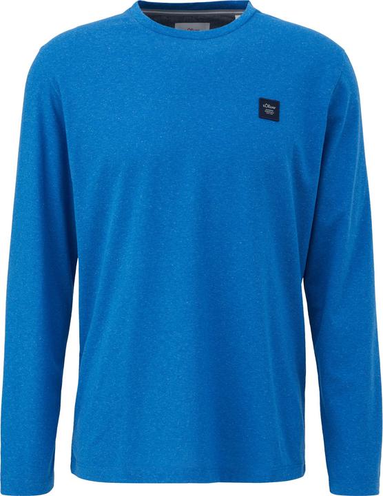 Produktbild s.Oliver T-Shirt Meliertes Langarmshirt (S)