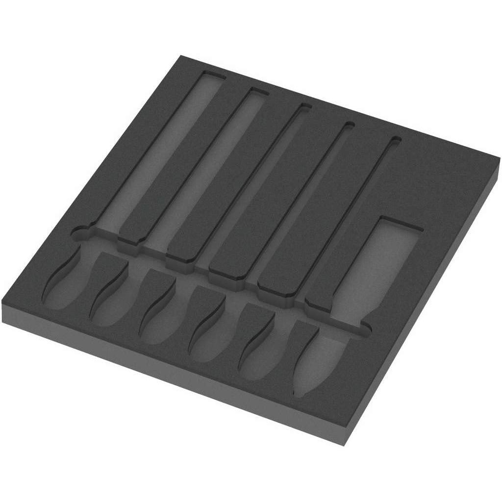 Wera, Raspel + Feile, 9883 Schaumstoffeinlage PFERD Feilen Set 1 (392 mm)