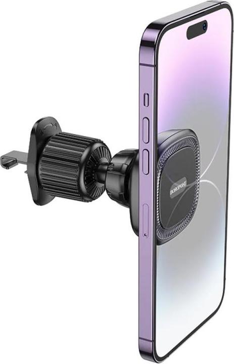 Actual product image Borofone - Car Holder (BH96) - Magnetic, for Air Vent, 360° Adjust - Black Gray
