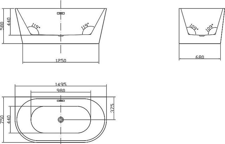 Image du produit Vente-unique Divina (200 l, 75 cm, 149.50 cm)