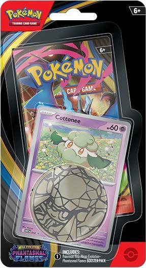 Produktbild Pokémon Pokemon TCG: Mega Evolution - Phantasmal Flames Checklane Blister (EU) DE (Deutsch, Blister Pack)