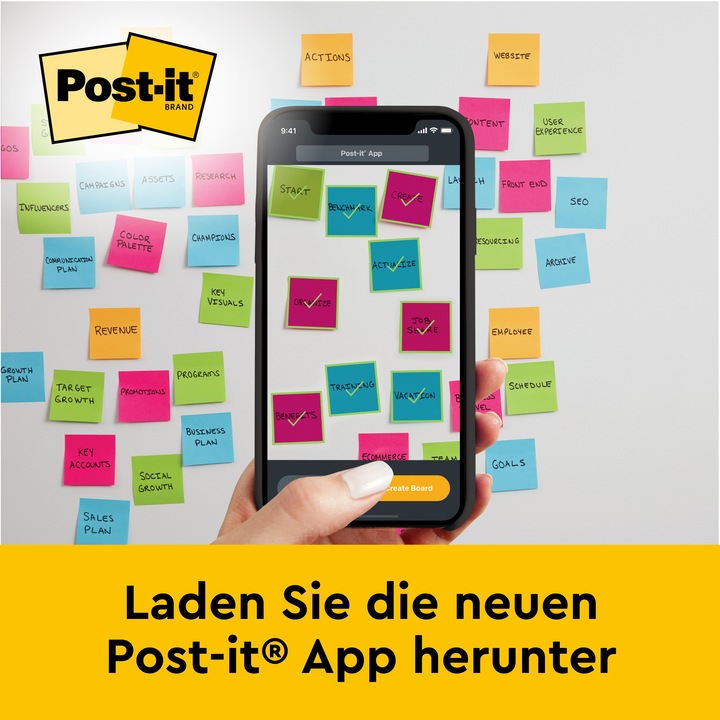 Produktbild Post-it Super Sticky Flipchart stellbar (50 x 60 cm)