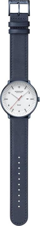 Produktbild Mondaine MLE.41910.LQV Herrenuhr Doppio Solar 41mm (Swiss Made, Analoguhr, 41 mm)