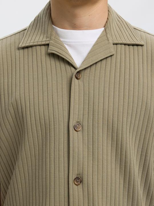 Produktbild Selected Geripptes Relaxed Fit Overshirt (L)