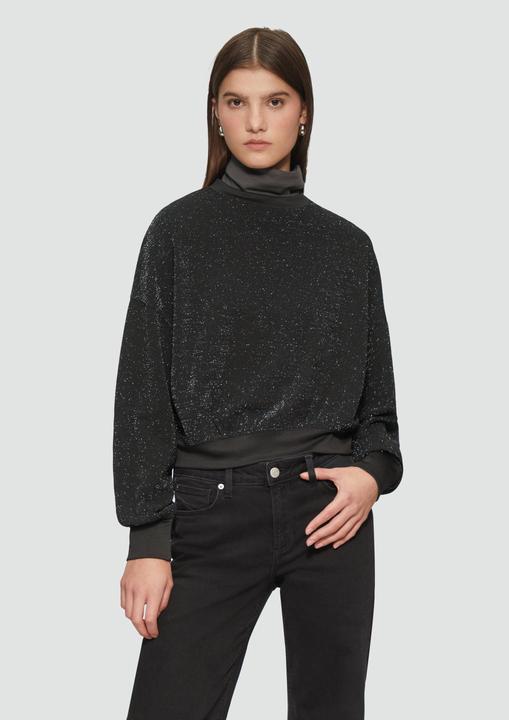Immagine prodotto S.Oliver Sweatshirt Sweatshirt mit Glitzereffekt und überschnittener Schulter (L)