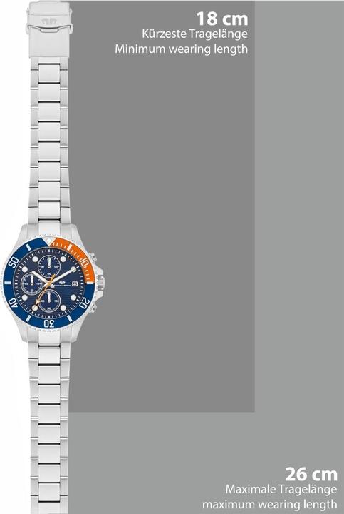 Actual product image Men's watch Nightstorm - 37134 (Chronograph, 44 mm)