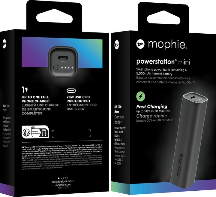 Produktbild mophie Powerstation (5000 mAh, 20 W, 20 Wh)