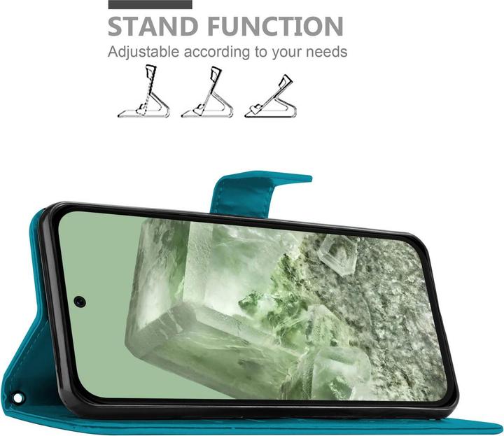 Actual product image Cadorabo Case for Google Pixel 8A Flower Book (Google Pixel 8a)
