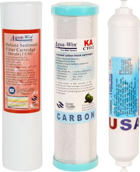 Produktbild Alternativ Osmosefilter Set für vierstufige Osmoseanlage 3 Teilig