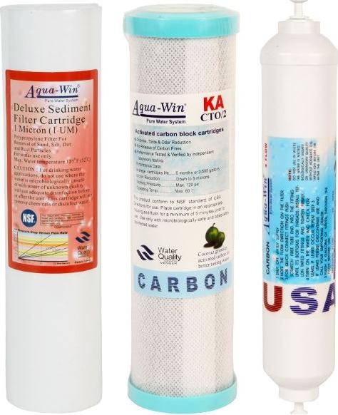 Alternativ Osmosefilter Set für vierstufige Osmoseanlage 3 Teilig