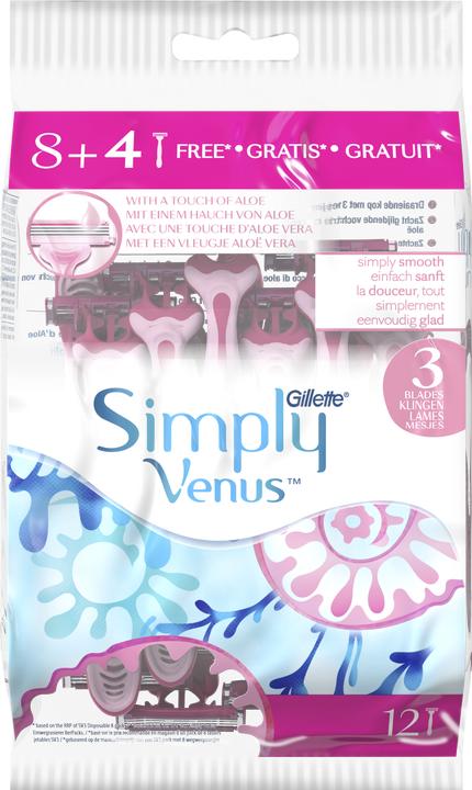 Produktbild Gillette Venus Einweg Rasierer Simply Ven3