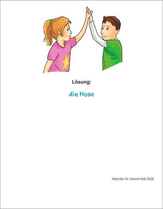 Actual product image Harenberg Kalender für clevere Kids Tagesabreisskalender 2026